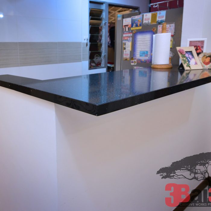 #3bai3creativeworks Upper Serangoon #BTO #Kitchen Bar Top